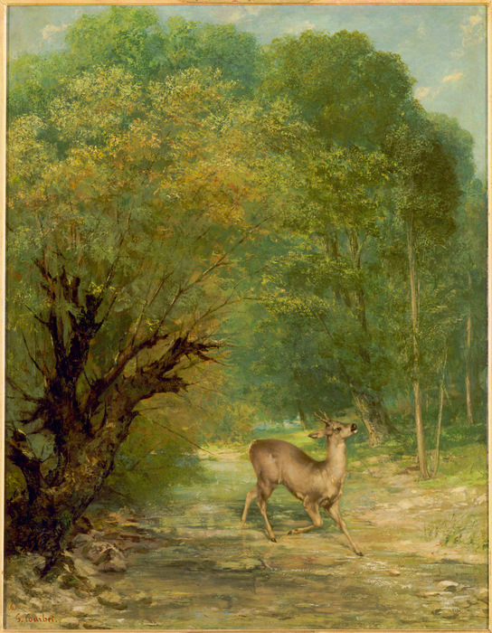 http://www.superadrianme.com/wp-content/uploads/2011/10/9.-The-Hunted-Roe-Deer-on-the-Alert-Spring-by-Gustave-Courbet.jpg