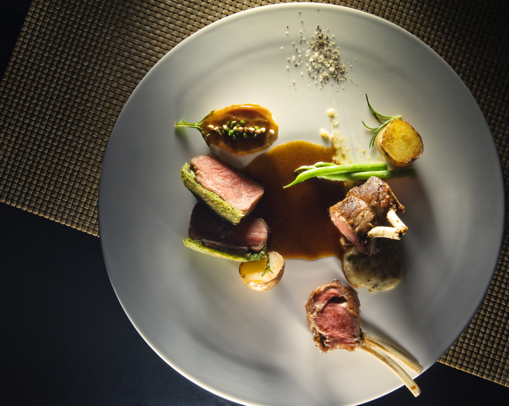 Lamb with Herb crust and Almond | SUPERADRIANME.com