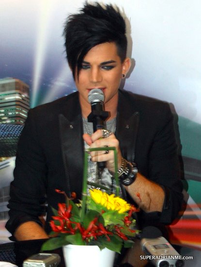 Adam Lambert - Singapore Press Conference 250910 5