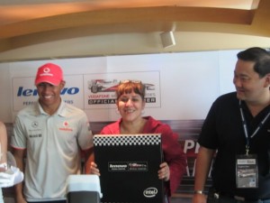 Lewis Hamilton - Lenovo Meet & Greet Singapore Grand Prix 2010