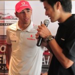 Lewis Hamilton - Lenovo Meet & Greet Singapore Grand Prix 2010