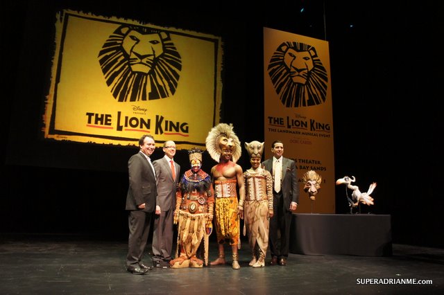 Lion King Singapore Photocall