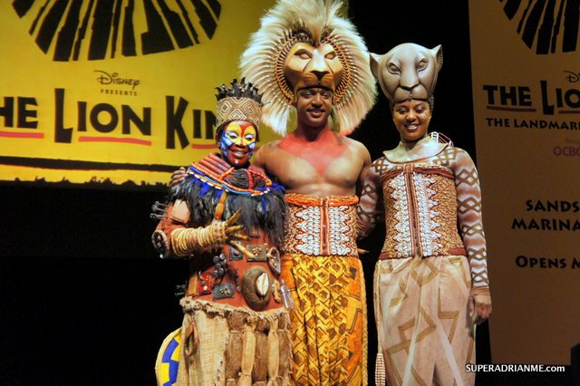 The Lion King - Cast in Singapore