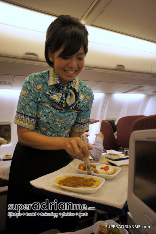 Garuda Indonesia inflight service