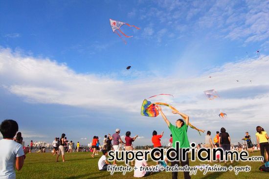 Kite Flying at Marina Barrage - I Love V