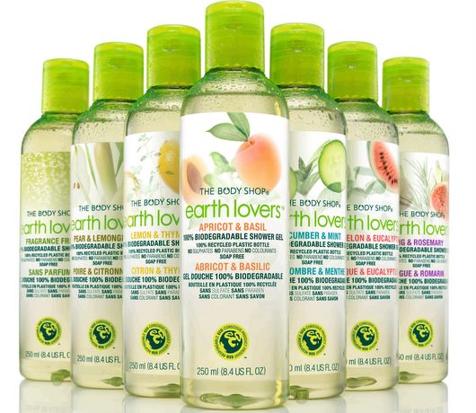 The Body Shop Earth Lovers Range