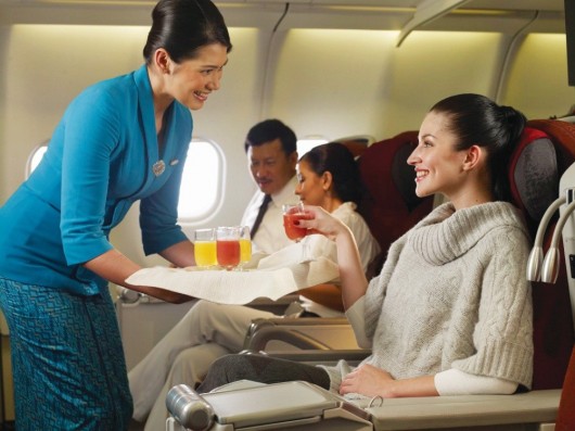 Garuda Indonesia inflight service 