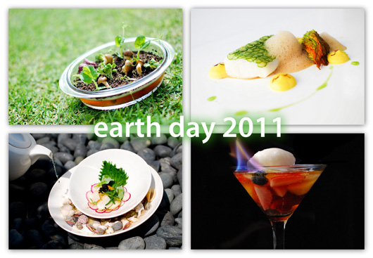 Novus' Earth Day 4 Course Menu