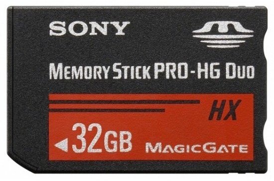 Sony Memory Stick PRO HG Duo HX operate at 50MB/s