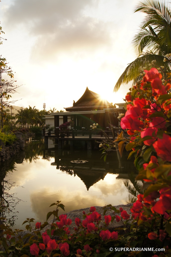 Le Spa during Sunset at the Pullman Sanya Yalong Bay Resort and Spa, China