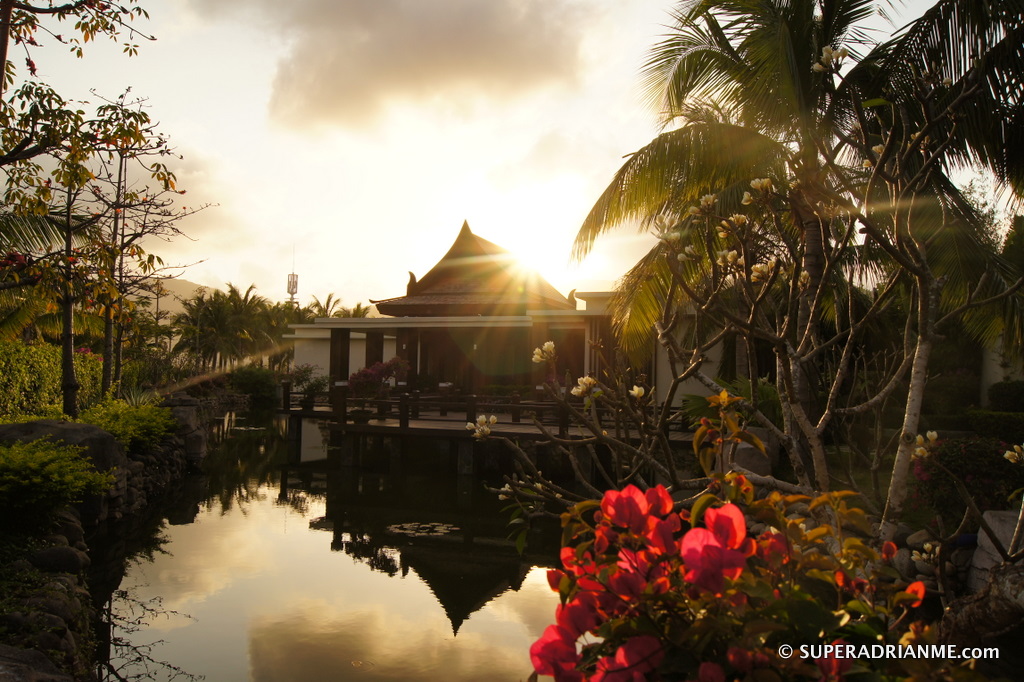 Sunset View of Le Spa at Pullman Sanya Yalong Bay Resort and Spa, China