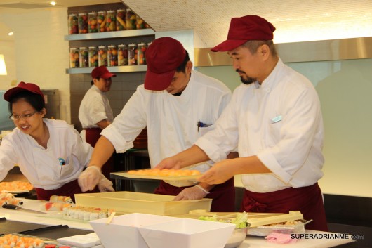 Fisherman's Market - Native Itamae (sushi chefs) preparing sushi