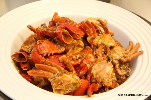 Chilli Crab at Fisherman's Market Singapore.