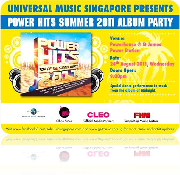 Universal Music Power Hits Summer 2011 Album Party