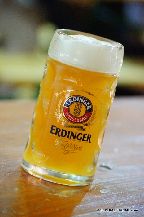 Have a glass of Erdinger Beer