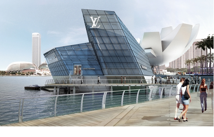 Louis Vuitton at Marina Bay Sands - Artist Impression