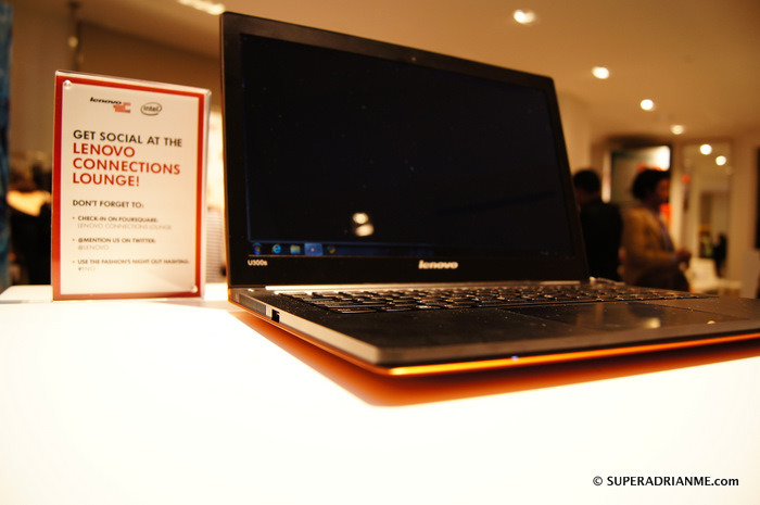 Fashion's Night Out - Lenovo IdeaPad U300S