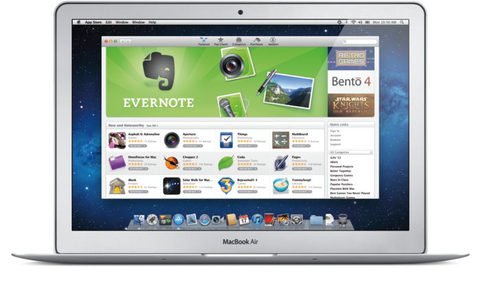 Macbook Air - Mac App Store