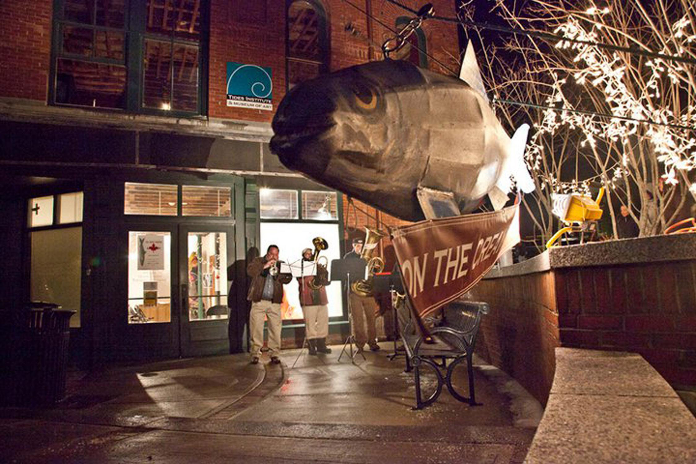 Sardine Drop at Eastport Maine