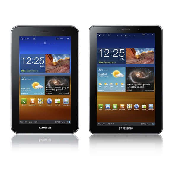 Samsung GALAXY Tab 7.0 Plus and Samsung GALAXY Tab 7.7