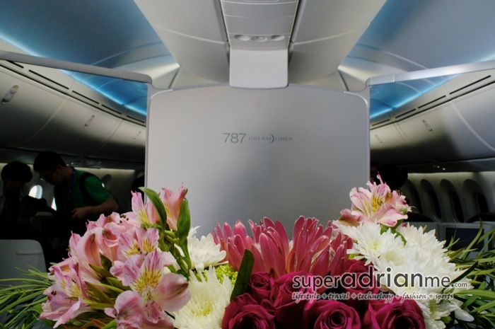 Boeing 787 Dreamliner ZA003 at Singapore Airshow 2012 - Welcome Lounge