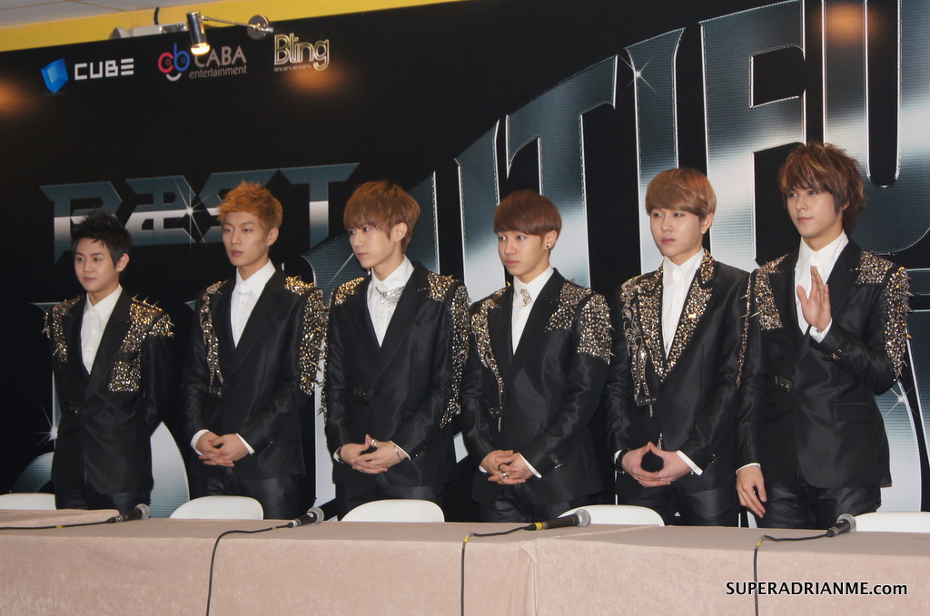 BEAST Beautiful Show Singapore Press Conference 3 March 2012