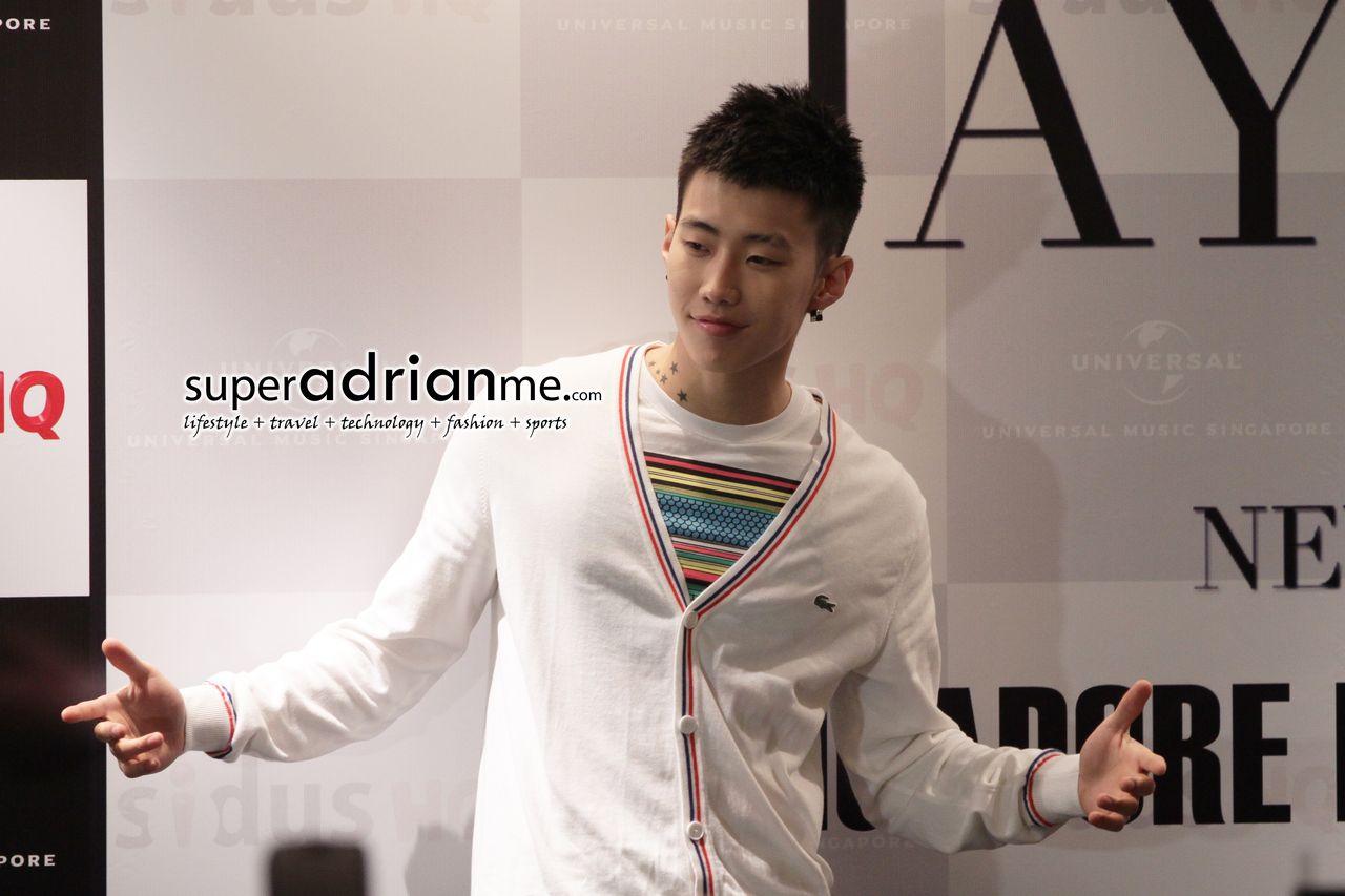 Jay Park in Singapore to promote New Breed album 12