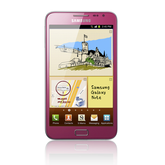 Samsung GALAXY Note in Pink