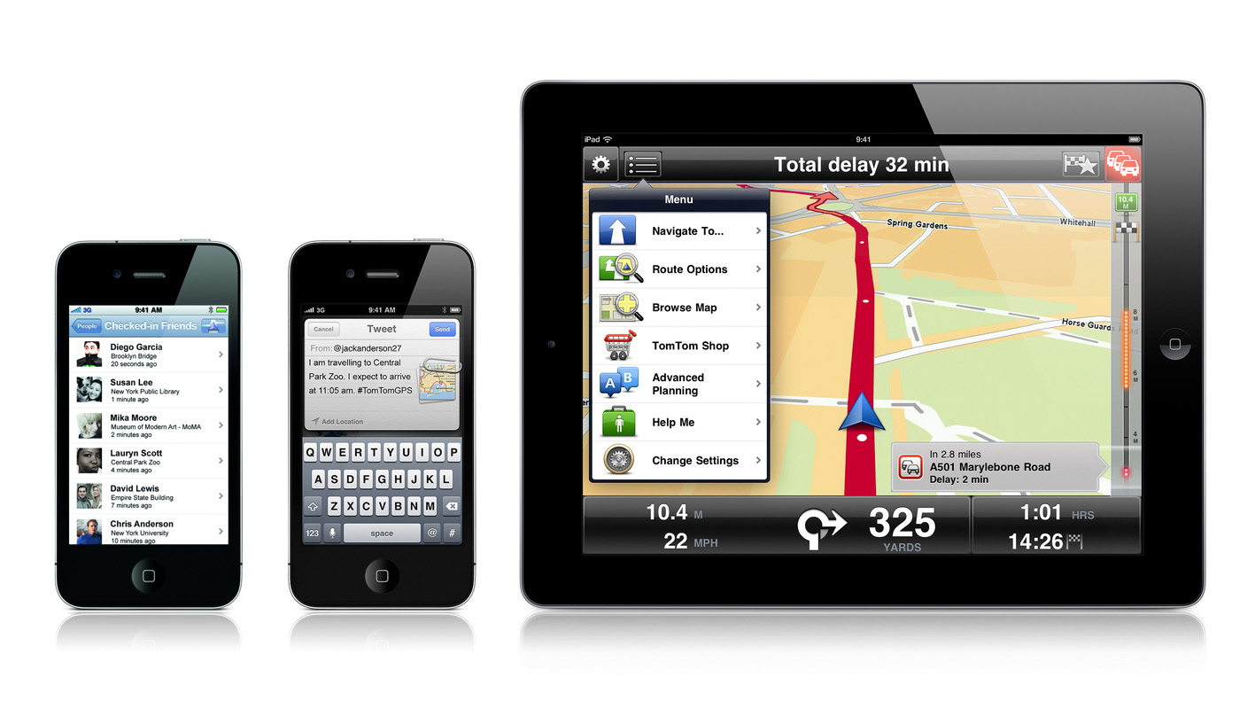 TomTom GPS Navigation App for Southeast Asia Available on iPad & iPhone