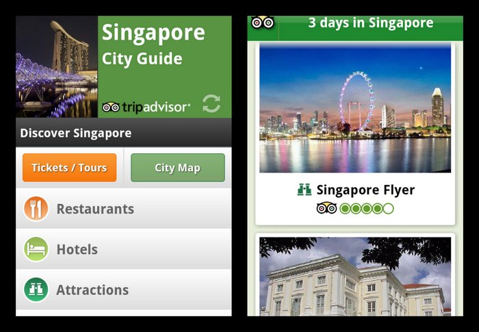 TripAdvisor City Guides Mobile App