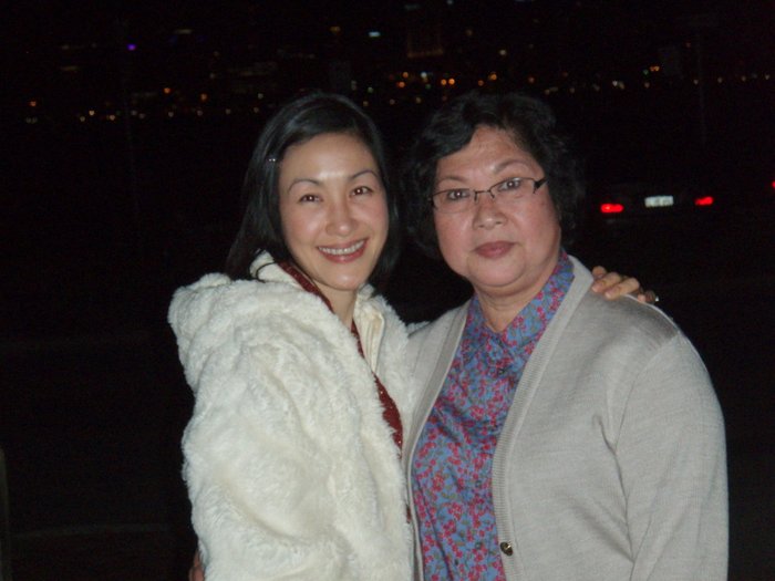 Amy Cheng with her Mum