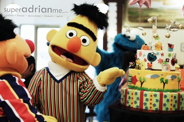 Ernie from Sesame Street at Universal Studios Singapore