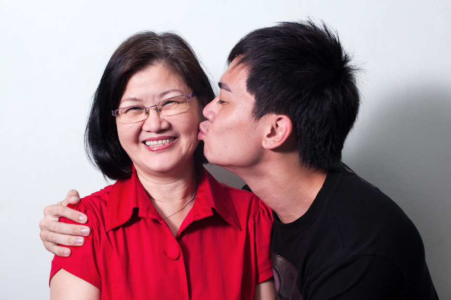 Mothers' Day - Model Daniel C and his mum