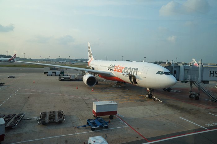 Jetstar Aircraft at HKIA 220912