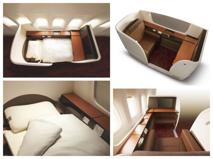 JAL New First Class Cabin