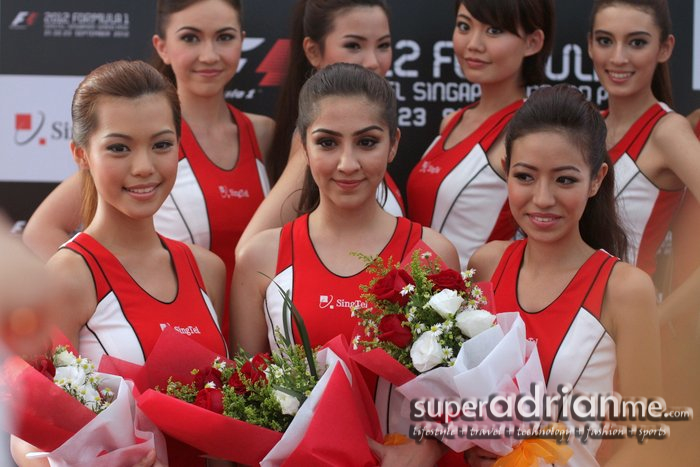 SingTel Grid Girls 2012 Top Three Announced