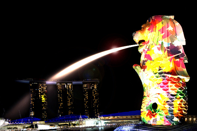 merlion & i: an inspiring journey lightshow