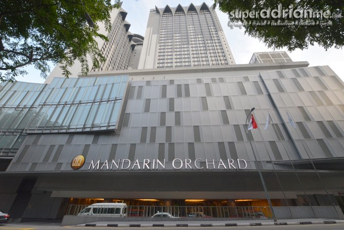 Singapore Buildings - Orchard Road - Mandarin Orchard Portrait View