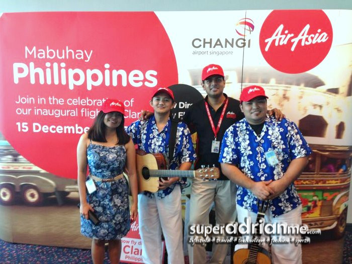 AirAsia Inaugural SIN-CRK flight 15122012