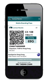 Cathay Pacific Mobile Check In