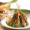 Travel-Food-Singapore Airlines - Chicken Lamb Satay