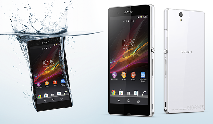 Sony Xperia Z is waterproof