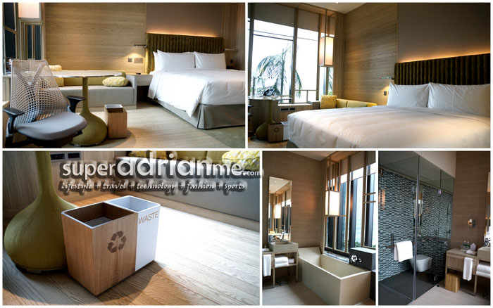 PARKROYAL on Pickering - deluxe room layout