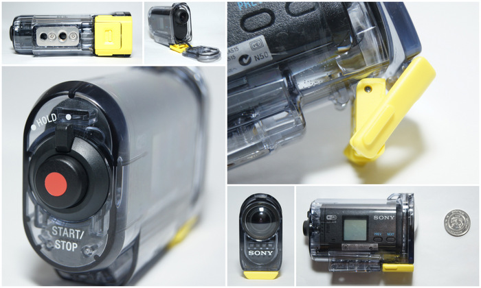 Sony Action Cam with Waterproof Casing