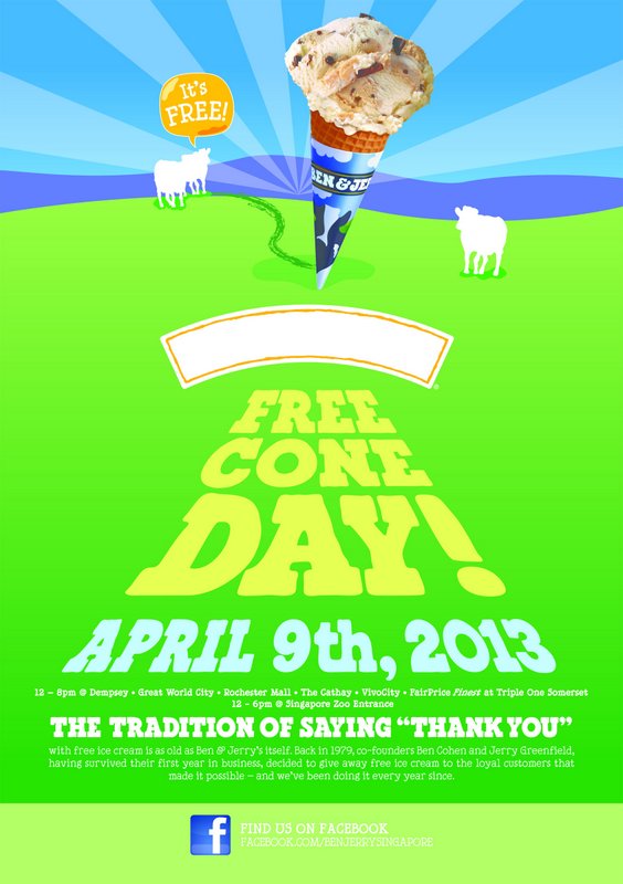 Ben & Jerry's Free Cone Day 2013