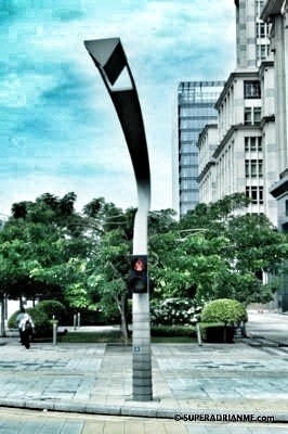 Futuristic Lamp Posts in Putrajaya