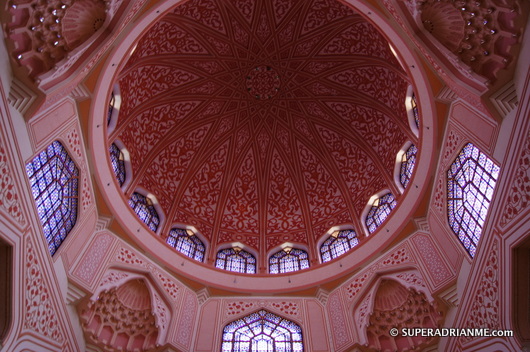 Putra Mosque (Masjid Putra) - One of the nine domes