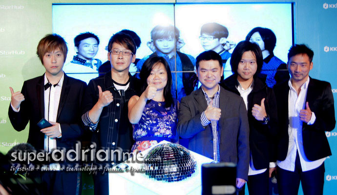 Taiwanese band Mayday was in town for the launch of StarHub's Music Anywhere powered by KKBOX