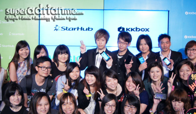 Taiwanese band Mayday was in town for the launch of StarHub's Music Anywhere powered by KKBOX