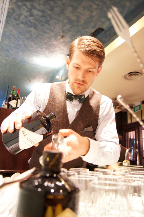 Hendrick's Gin brand ambassador Erik Andersson | SUPERADRIANME.com Hendrick's Gin brand ambassador Erik Andersson